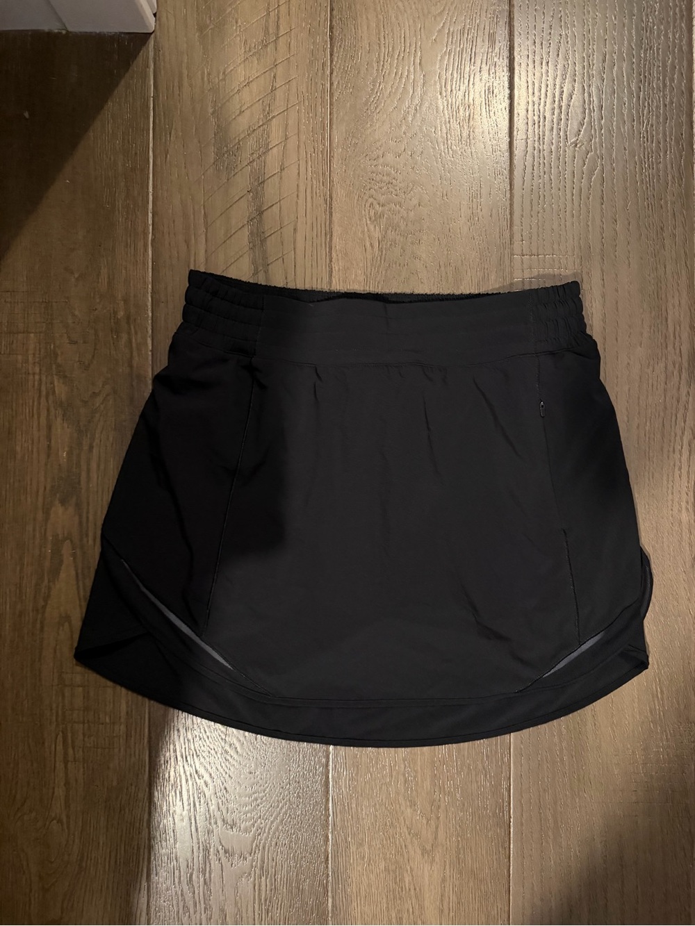 lululemon athletica Black Athletic Skort with Built-In Liner